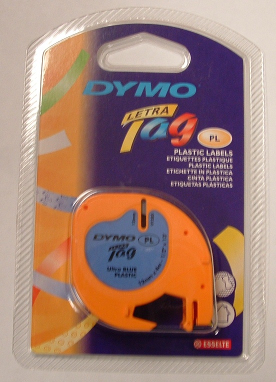 DYMO LETERATAG ULTRA BLUE 12MM x 4M 91205